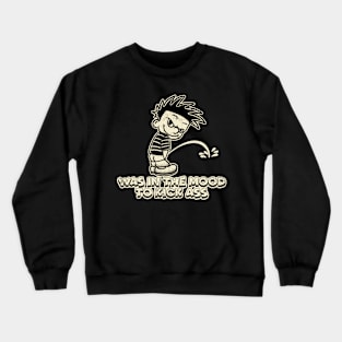 Drawing retro Vintage 80s and 90s style Pee Carelessly Crewneck Sweatshirt